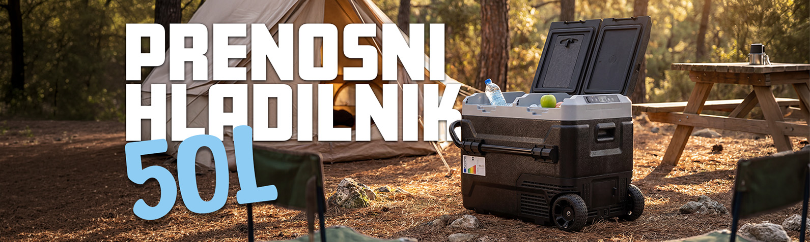 Prenosni kompresorski hladilnik ED50-C — lifestyle