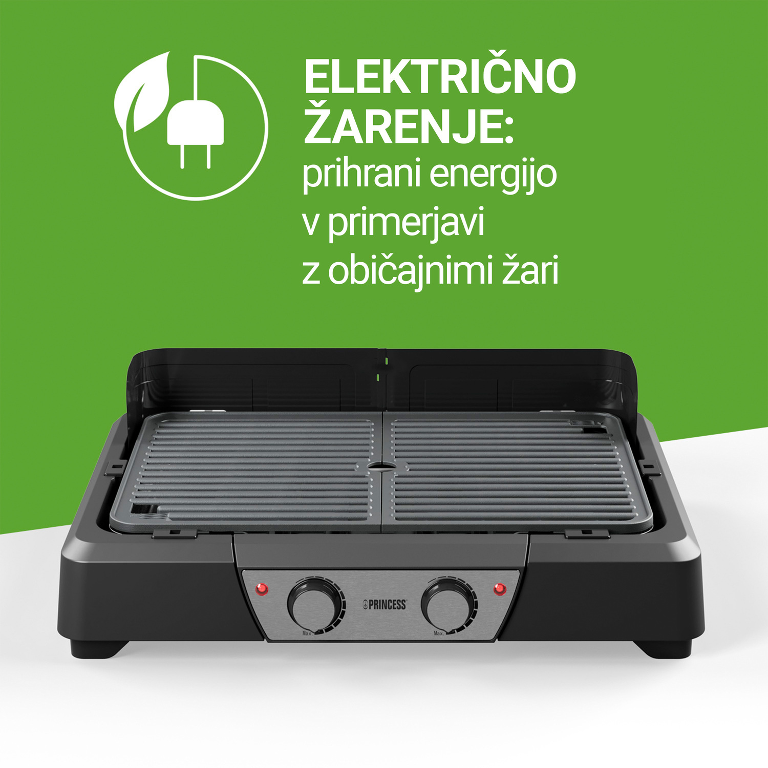 Električni namizni žar Princess_12_SLO